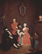 Pietro Longhi Der Friseur painting